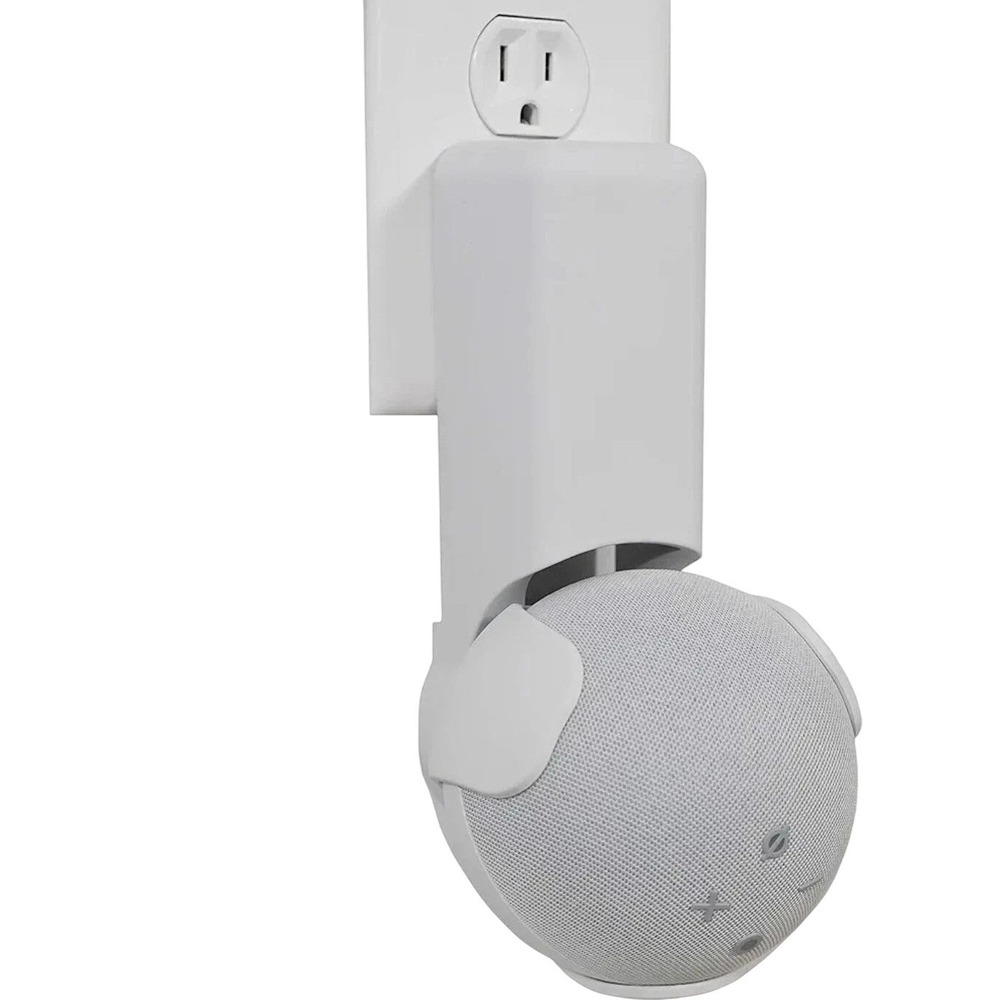 Echogear Outlet Hanger White For The Amazon Echo Dot‎ 4th - 5th Gen